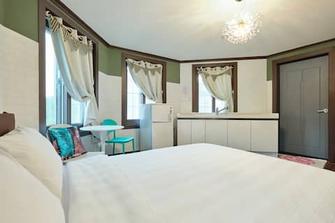 European-style accommodation built with Unaksan as a military base, Friendship 1