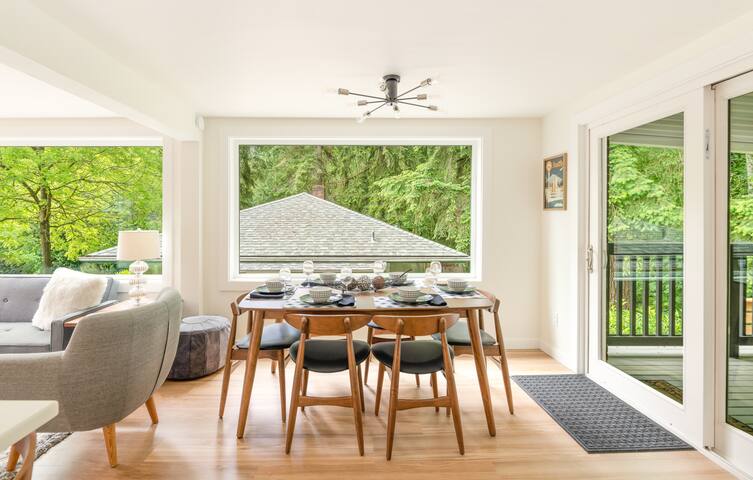 Creekside home w/ yoga space & fire pit gallery image 4