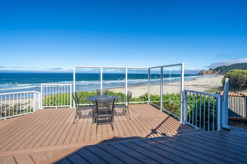 Oceanfront-Hot Tub-Decks-Pet Friendly-Sunset Ridge