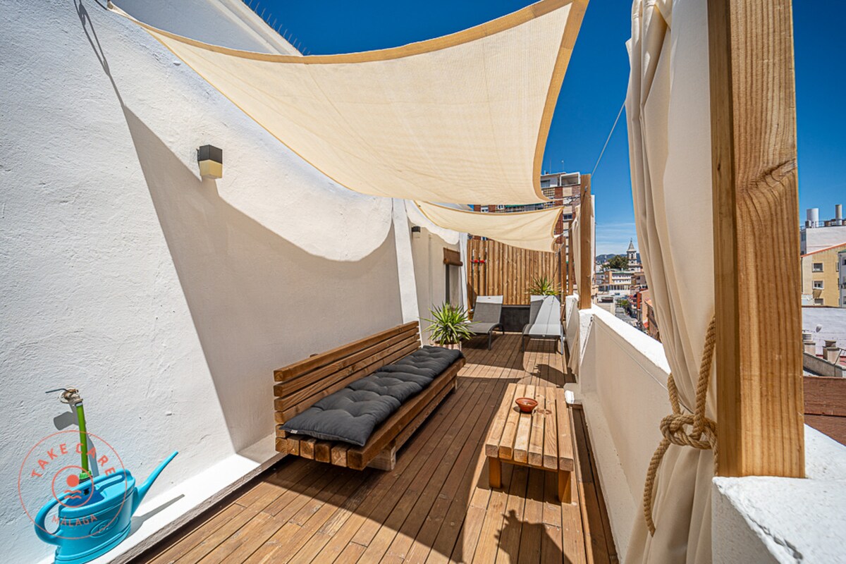 Popular Airbnb listing: Cortes House - TakeCareMalaga in La Trinidad (Bailén Miraflores)