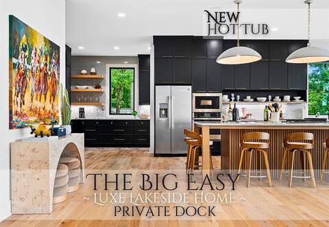 Luxurious Lakeside Living w/Dock, Hot Tub