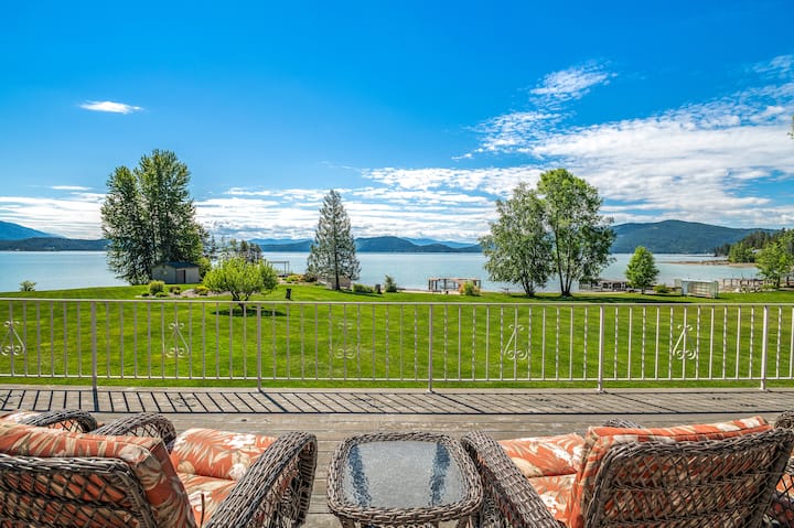 Waterfront Pet Friendly Home W Ac, Boat Lift, Dock - Hope, ID