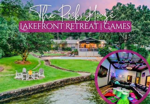 Lakeside Retreat w/Pool, Hot Tub, Games & Dock