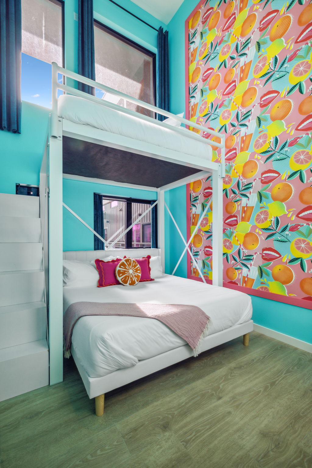 Dormitorio 1, planta baja, litera queen sobre king