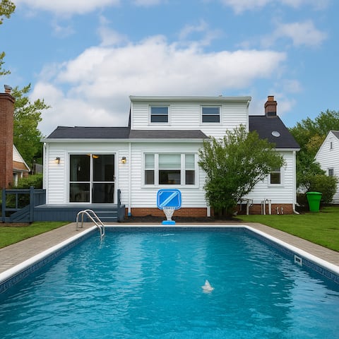 Euclid Escape: Poolside Bliss with Hot Tub