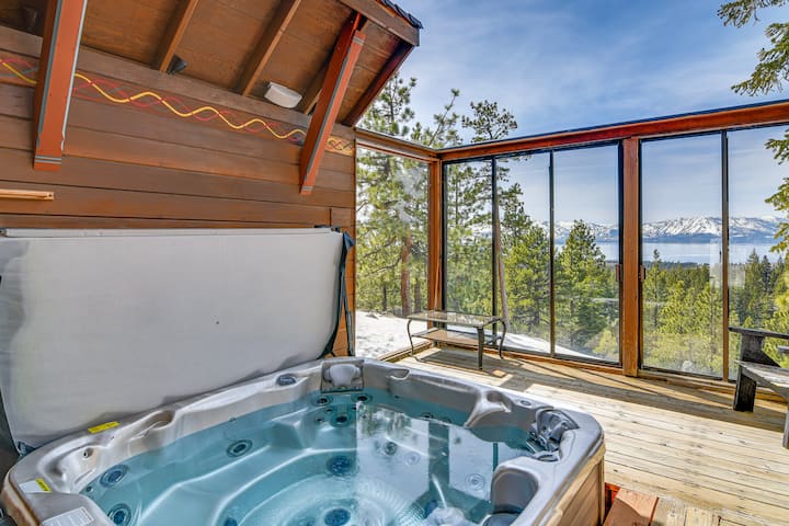 Game Room & Hot Tub: Serene Grand Mountain Chalet!