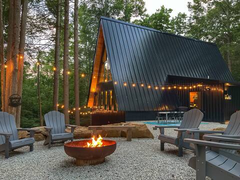Two Pines Hollow | Private | Waterfall | Hot Tub