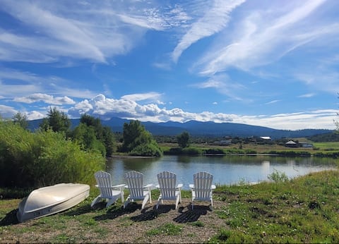 Cabin w/Pond on 50 Acres in Central Location