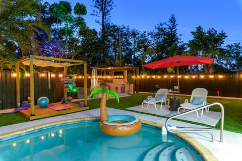 Heated Pool & Spa • Outdoor Kitchen/Theater/Games