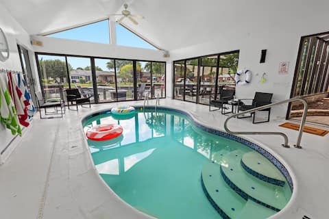 NEW! 4BR | Indoor Pool on the Bay in Boat Town USA