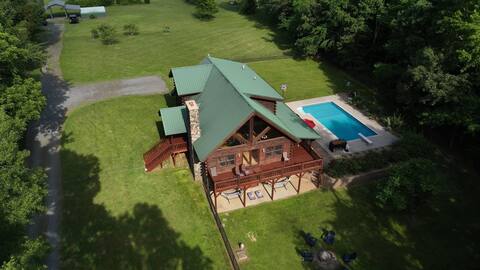 A Slice of Salisbury-Cabin W/ Pool, 10 Acres