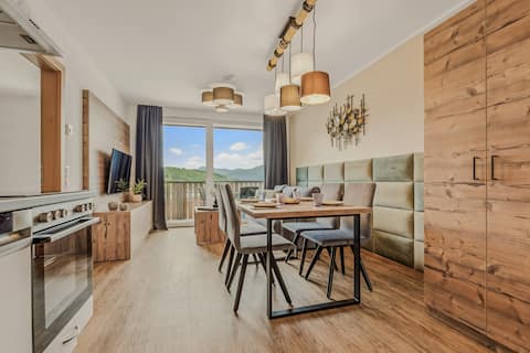 Ski-in/out at 1641 m, sauna, underground parking