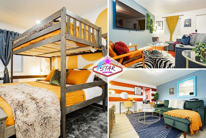 Las Vegas Downtown Private Modern x2 Suite Retreat