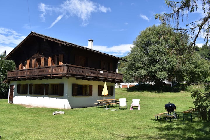 Barbisettes N° 43, Chalet Avec Grand Jardin - Vercorin