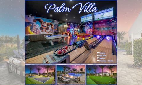 Palm Villa Luxury- 8BD, Pickleball,Volleyball,Golf