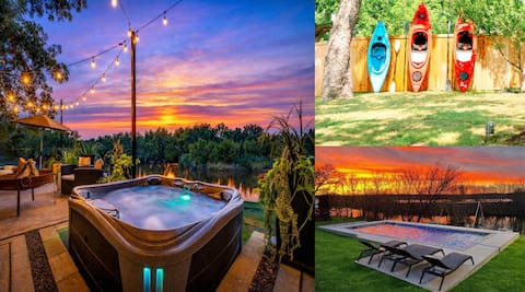 Sleeps 37 | Lakefront Compound w/ 3 Homes + Pool