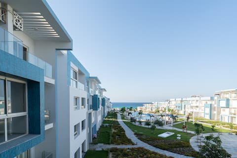 Fouka 3BR Serviced Pool+Sea