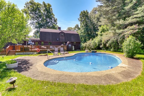Spacious East Haddam Retreat w/ Private Pool!