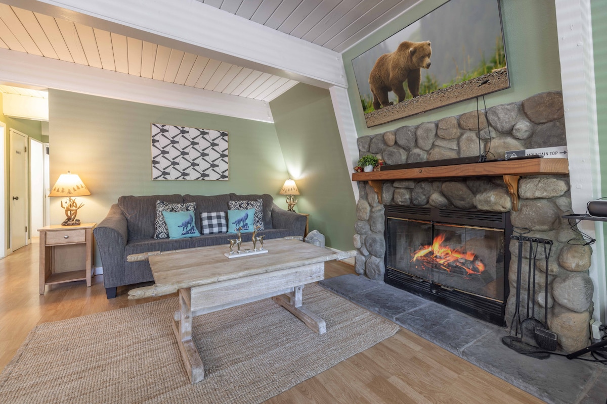 Veliki TV, kamin, kauč na razvlačenje i savršen prostor za zabavu!