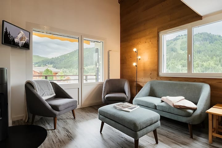 3*, 6 Pers, 2 Chambres, Proche Pistes, Vue Montagn - La Clusaz