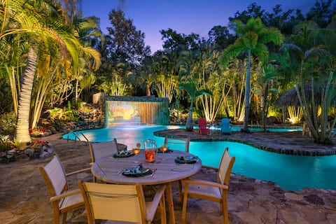 KonTiki Falls!  Jupiter's Exclusive Private Resort