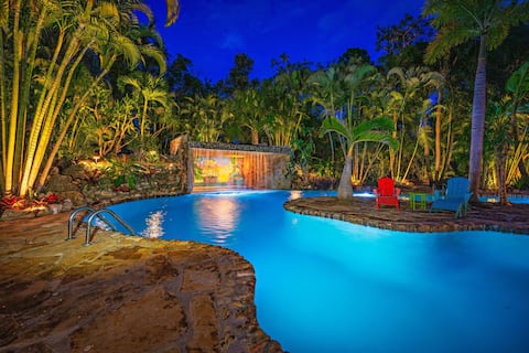 KonTiki Falls!  Jupiter's Exclusive Private Resort