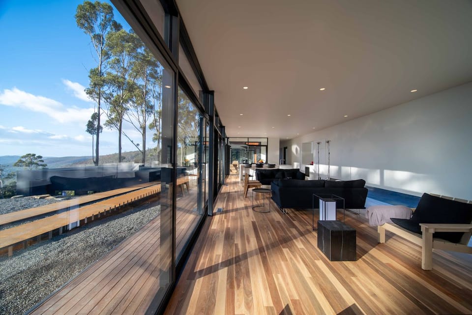 House Itas, above Snug, Snug, Tasmania, Australia, photo 6 of 10