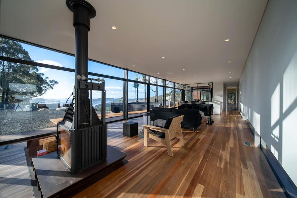 House Itas, above Snug, Snug, Tasmania, Australia, photo 4 of 10