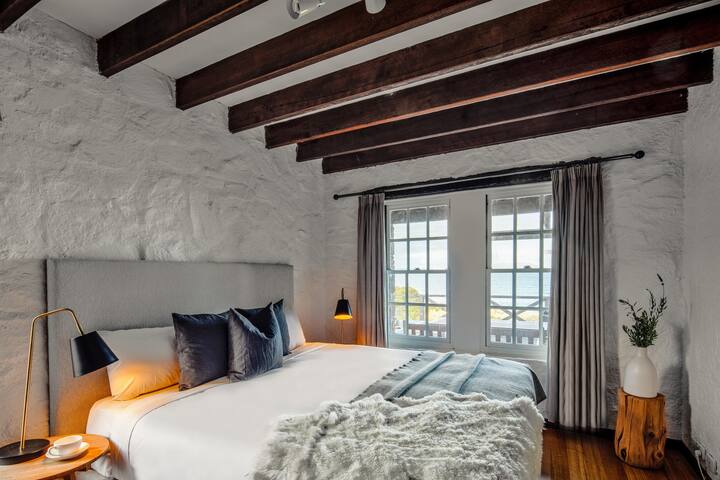 2-Bedroom Stone Cottage, fireplace & ocean views gallery image 2