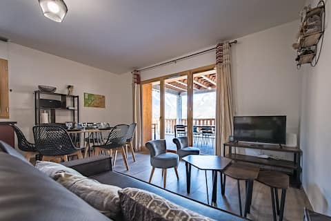 Chaleur Alpine Xxl Terrace Mountain View