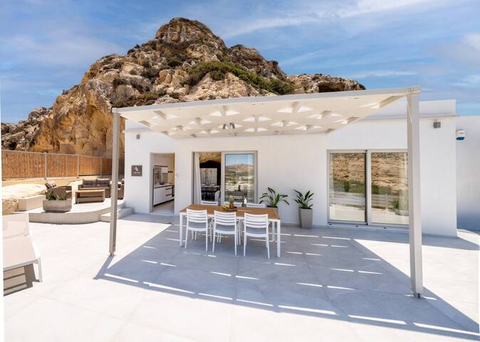 Theasis Luxury Cave House, with Sea & Cave view