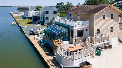 Bayside Bliss | Waterfront Dock + Porch Views