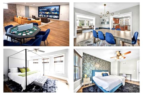 Luxurious 9 BR Movie Theater Duplex Near CWRU!