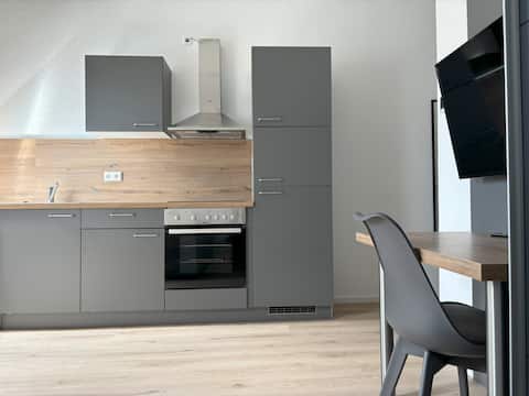 Apartment with kitchen and bathroom