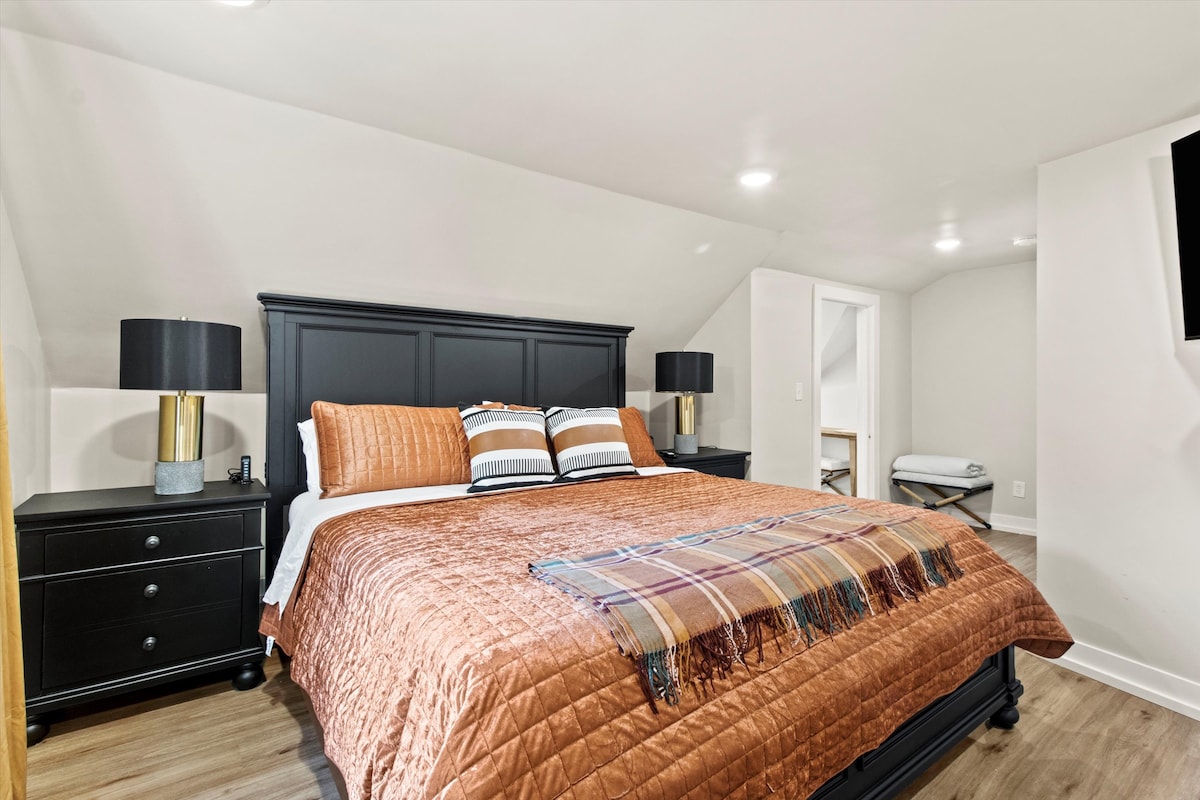 Dormitorio principal, ubicado en la tercera planta