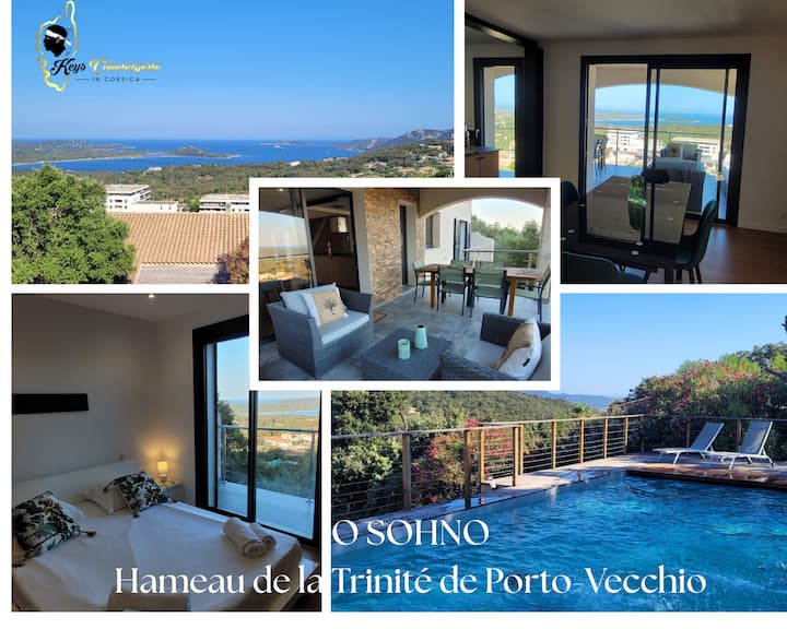 Type Loft 4 P. Vue Mer Piscine à Porto-vecchio - Porto-Vecchio