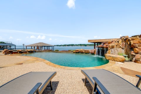 Conroe Lake House: Luxe Pool, Private Dock & Games