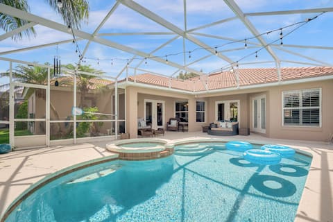 Upstay - Waterside Home with Pool and Hot Tub