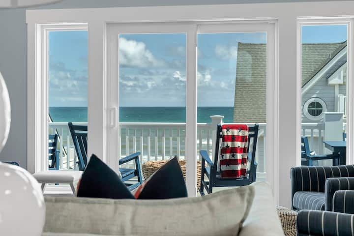 10 Bed With Game Room, Ocean Views, Hot Tub, Pool - Topsail Island, NC