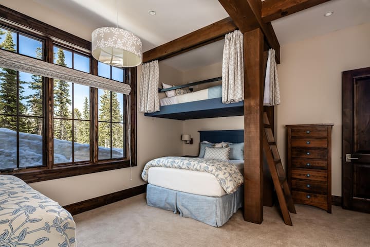 Interior, muebles, cama, habitación, decoración del hogar