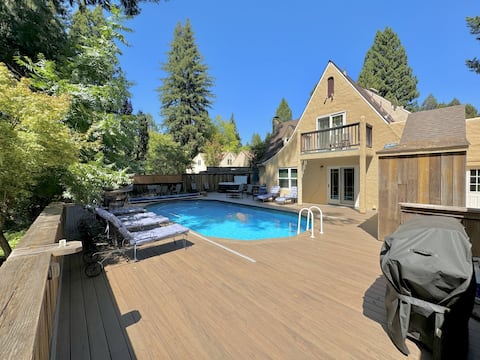 Lovely Tudor Home w/ Pool & Spa Near Russian River