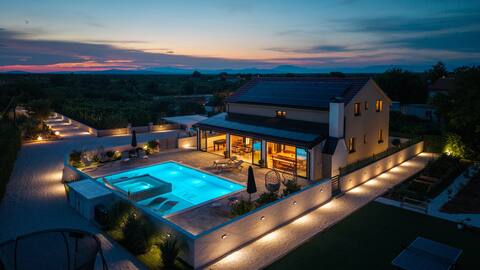 NEW! Luxury Villa Meden Dol with heated pool