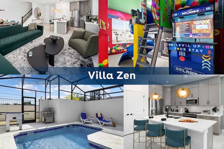 Villa Zen | Villa Near Parks W/ Luxe Lr/dr & Pool - Orlando, FL