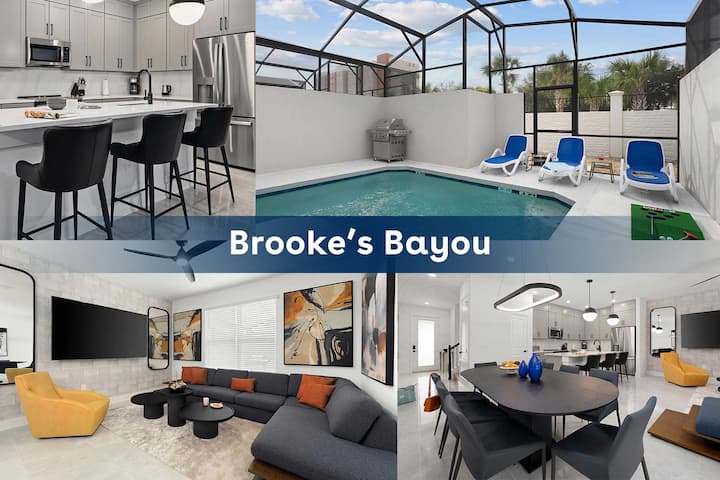 Brooke's Bayou | Chic Villa W/ Luxe Brs On I-drive - Orlando, FL