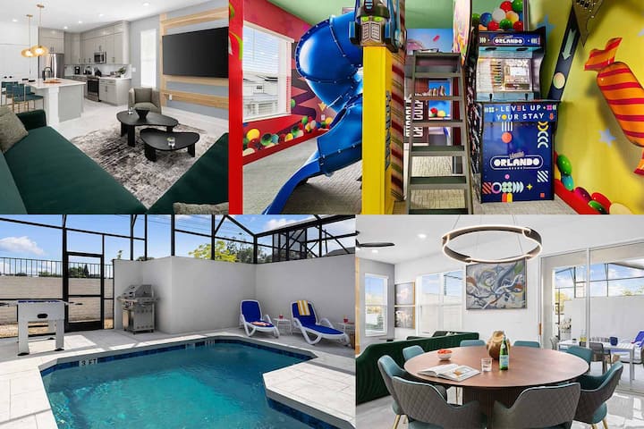 Villa Hermosa | Fab Home W Luxe Lr/dr Near Airport - Orlando