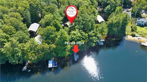 Family Friendly Kennebunk Pond Lakefront Retreat