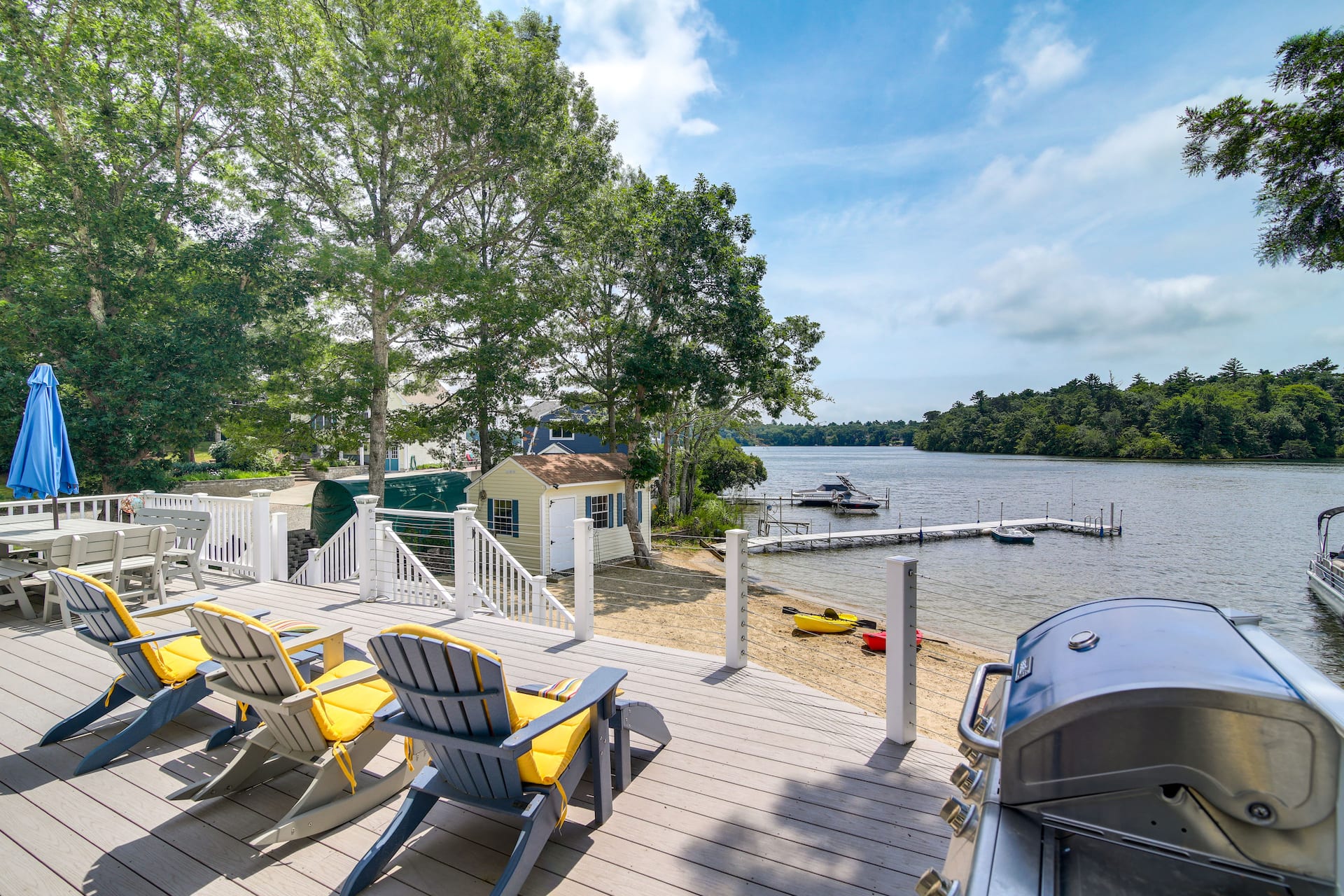 Plymouth Getaway w/ Private Lake Beach + Kayaks!