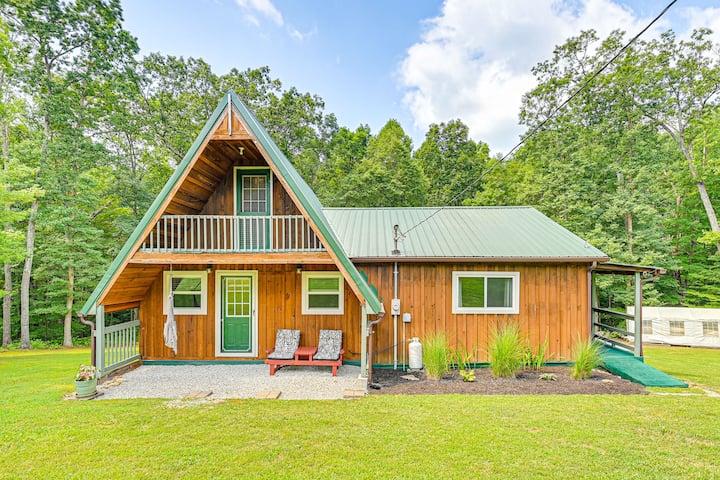 5 Mi To Cave Run Lake: Wellington Cabin W/ Deck! - Kentucky