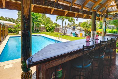 Waterfront Vero Beach Home w/ Pool & Boat Dock!