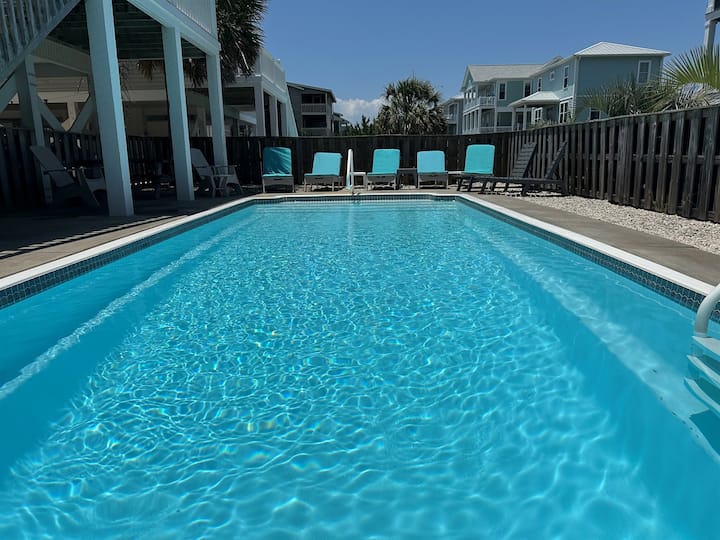 Reel Catch Oceanview 6 Bedroom, Private Pool, Ping - Ocean Isle Beach, NC